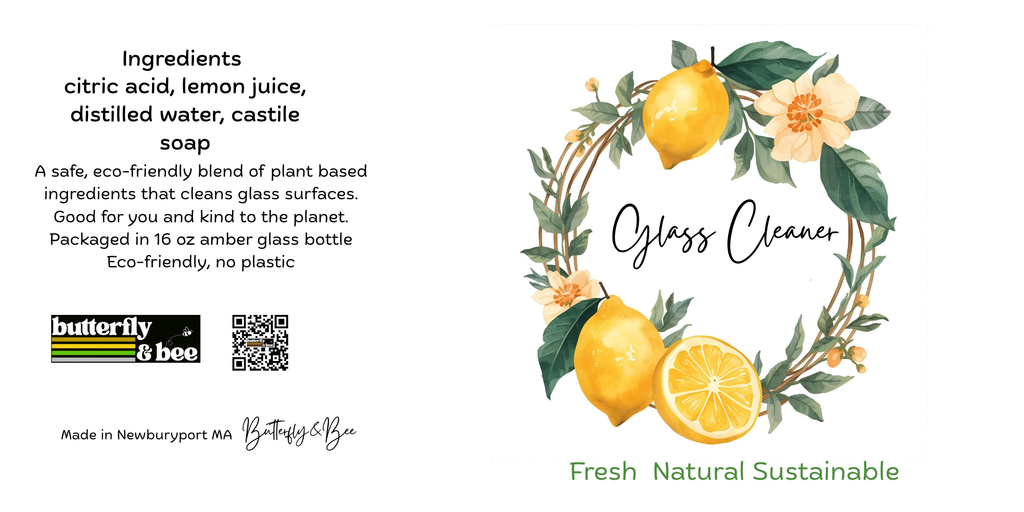 Natural Glass and Window Cleaner