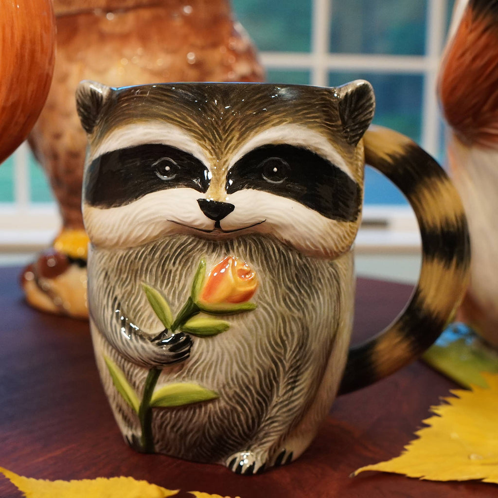 Woodland Critters Fall 3-D Mugs 16 oz.