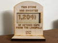 Impact Display Wooden Stand