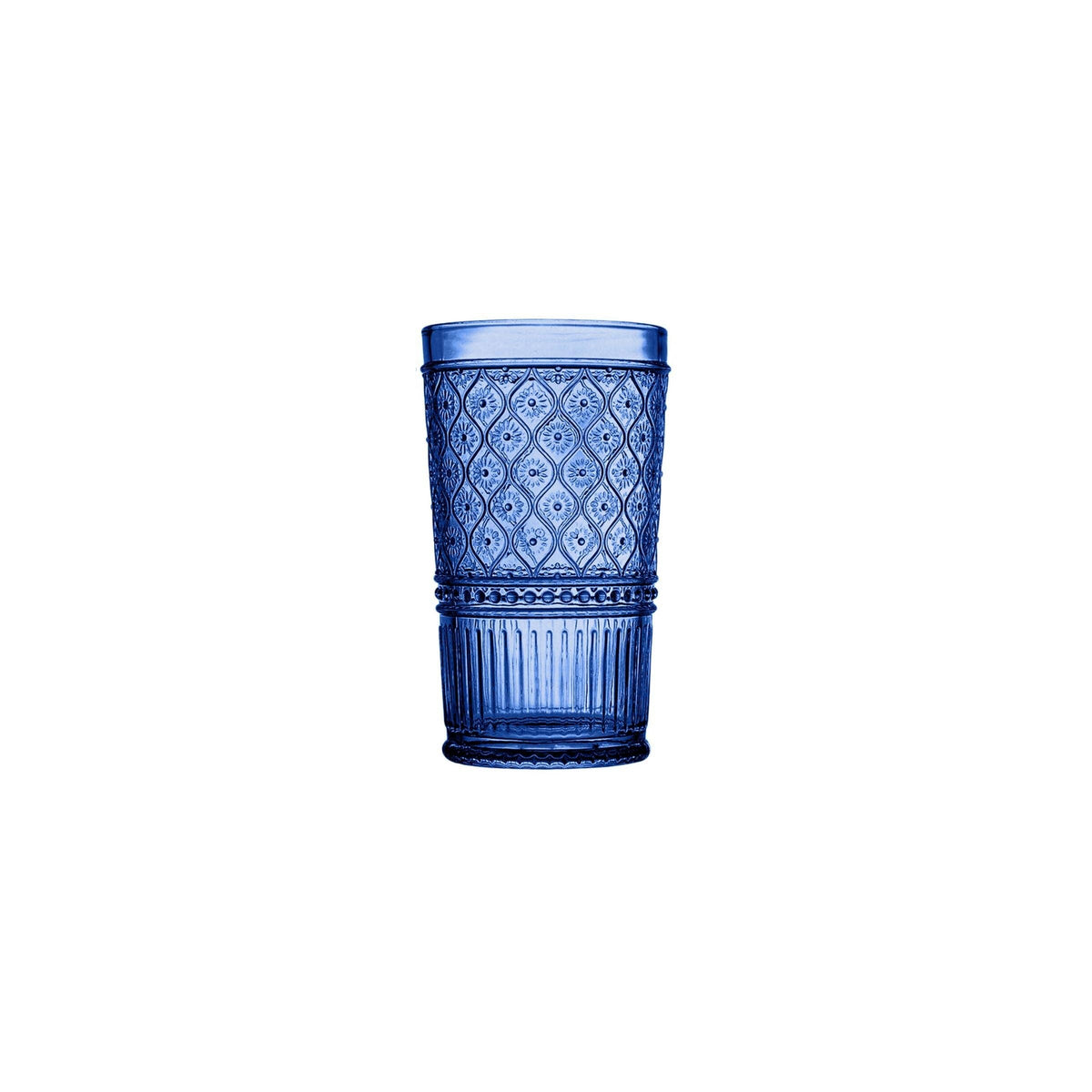 Claro Blue Highball, Set of 4