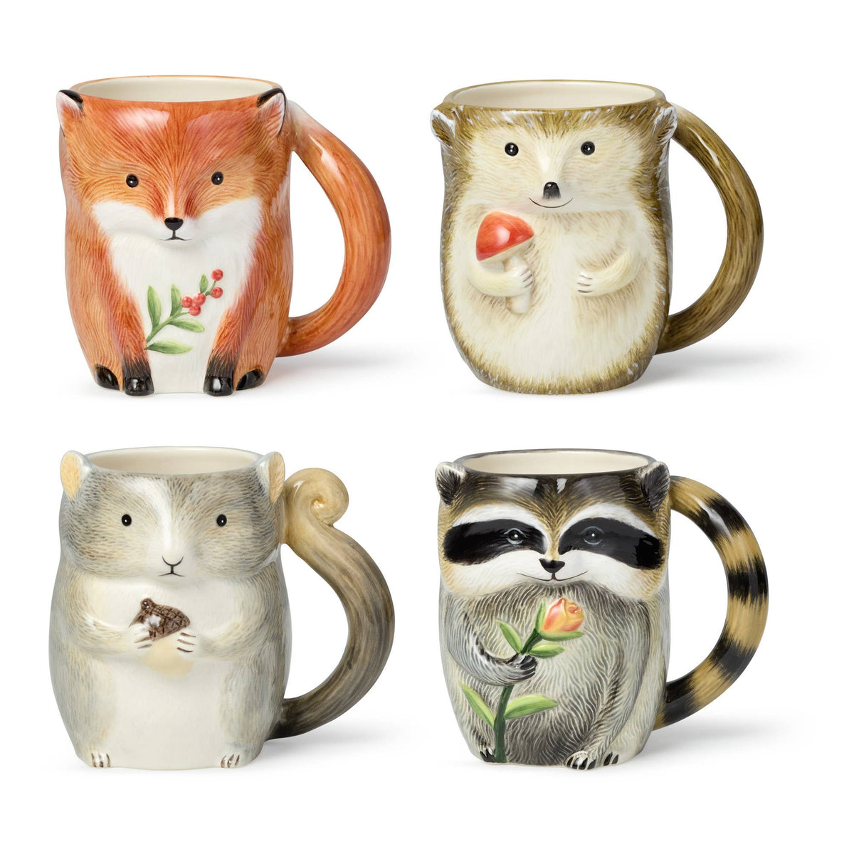 Woodland Critters Fall 3-D Mugs 16 oz.