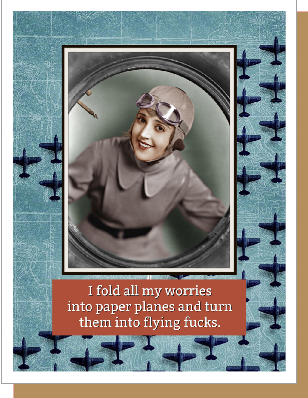Flying Fucks - Everyday Card