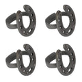 Set of Four Homestead Napkin Rings - Black - Horseshoe
