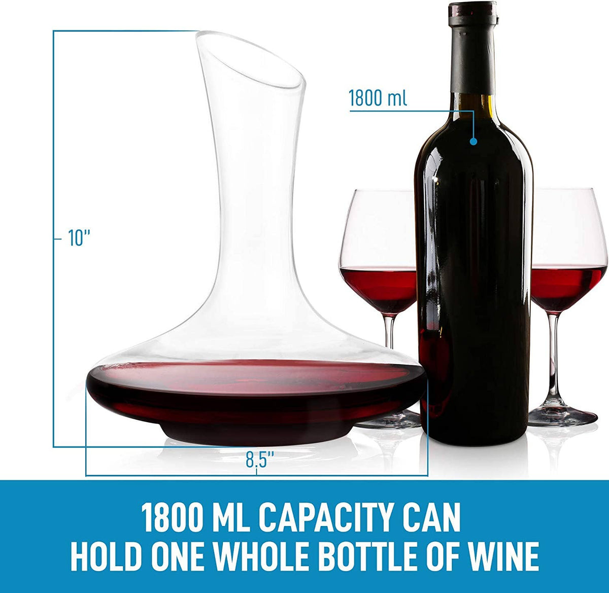 Crystal Red Wine Decanter
