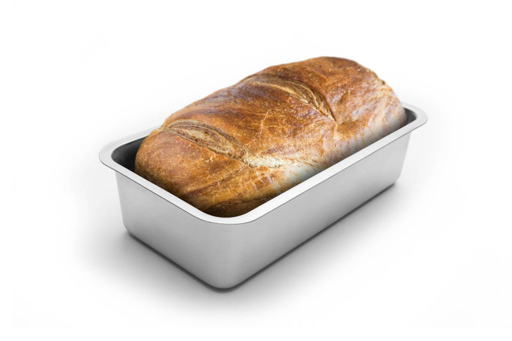 Fox Run Stainless Steel Loaf Pan, 9.5" x 5.25" x 2.5"