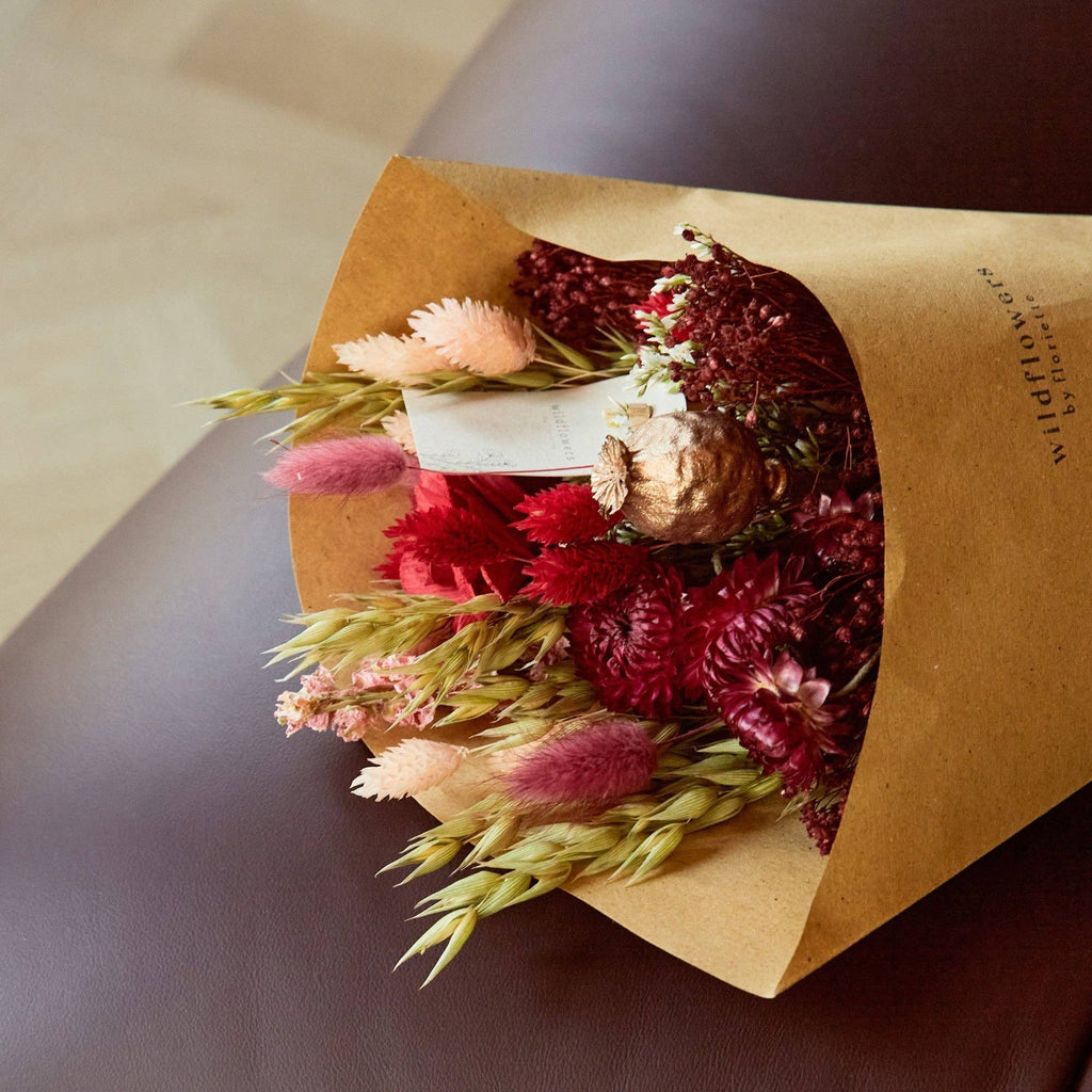 Dried Flowers - Field bouquet - Red Allure