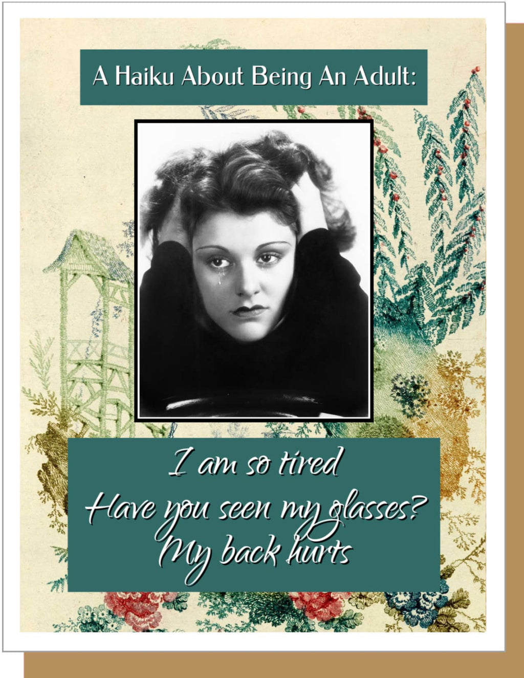 Haiku Birthday Greeting Card