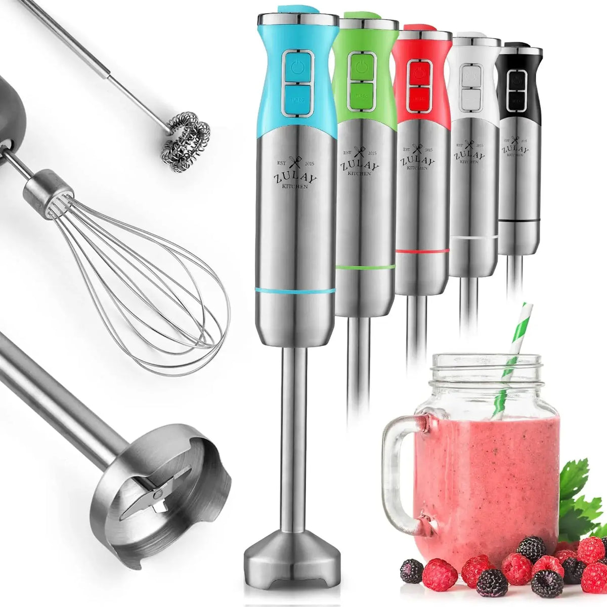 Immersion Blender Handheld 500W - 8 Speed