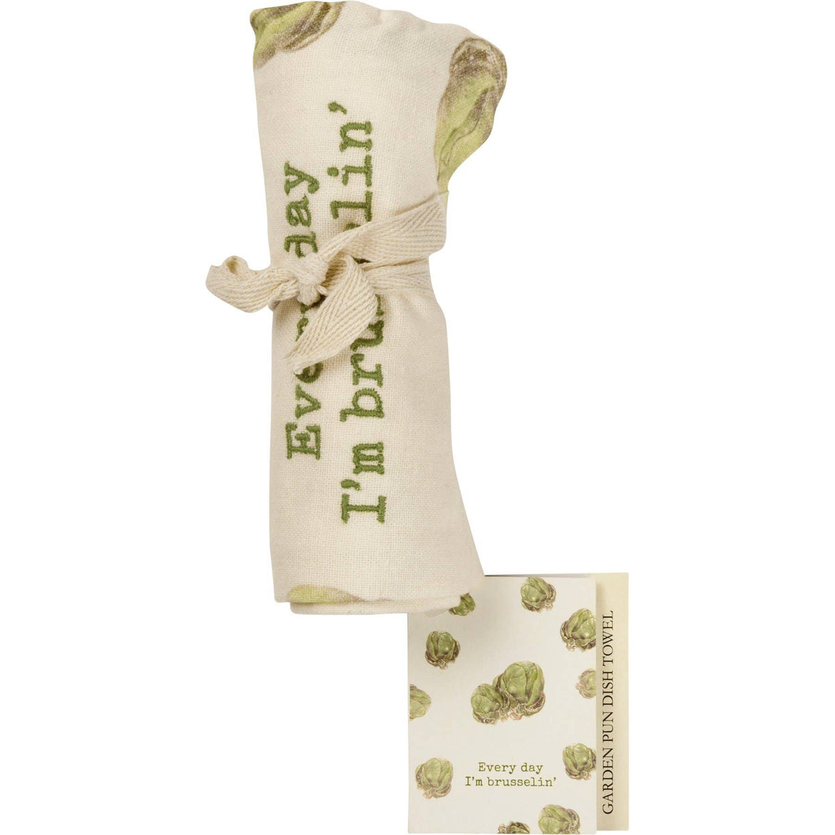 Every Day I'm Brusselin' Kitchen Towel