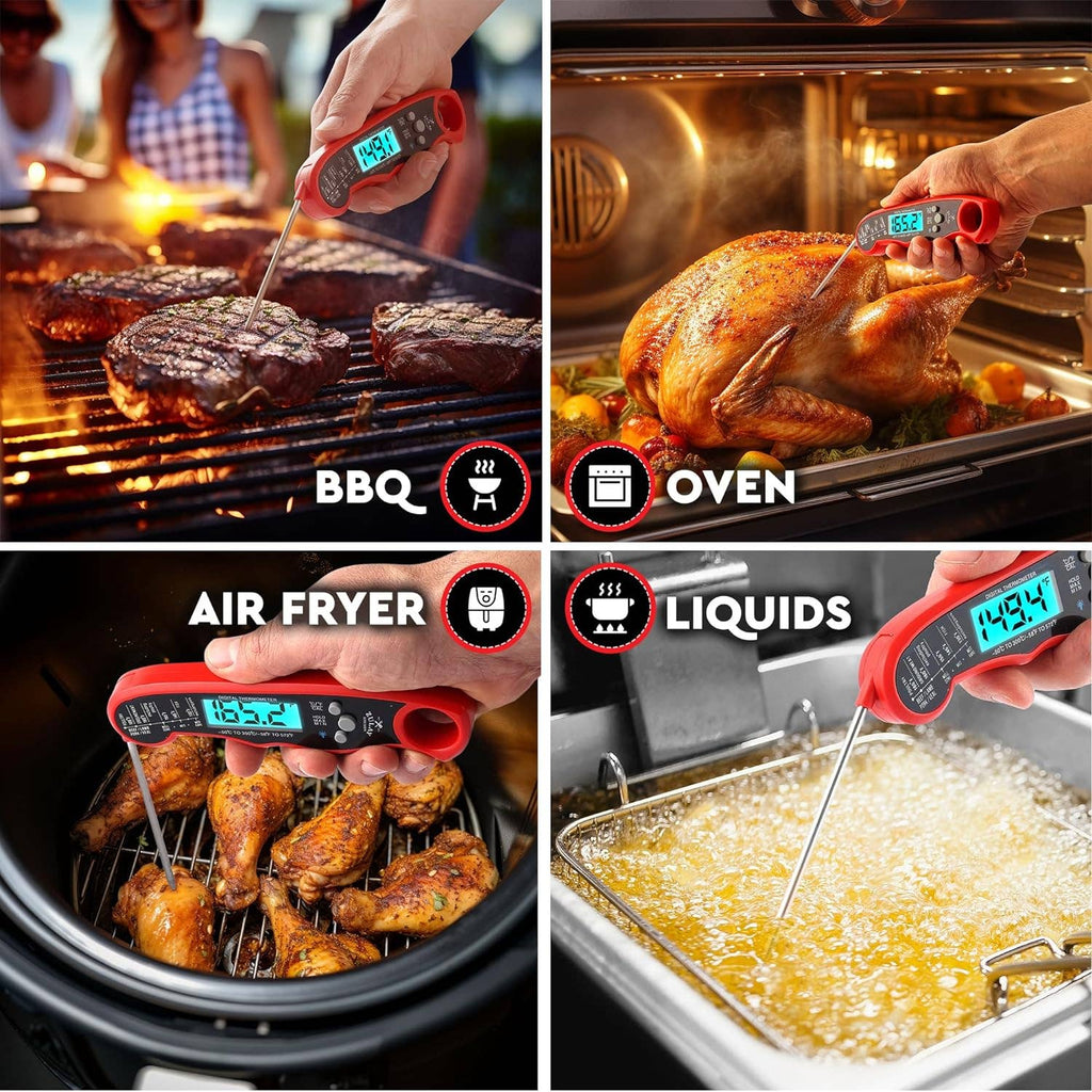 Instant Read Digital Meat Thermometer with Probe