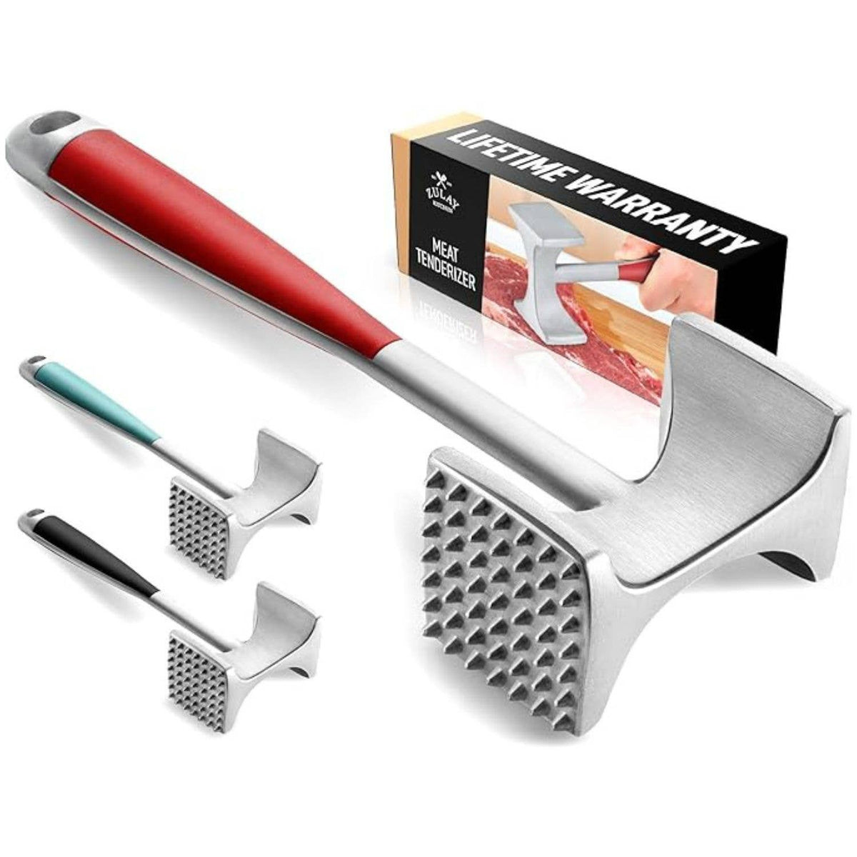 Dual Sided Heavy Duty Meat Hammer Tenderizer