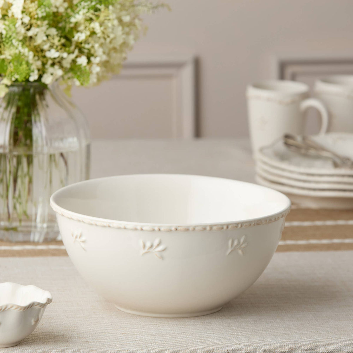 Heritage Deep Bowl 10.5" – Wide Artisan Stoneware Bowl