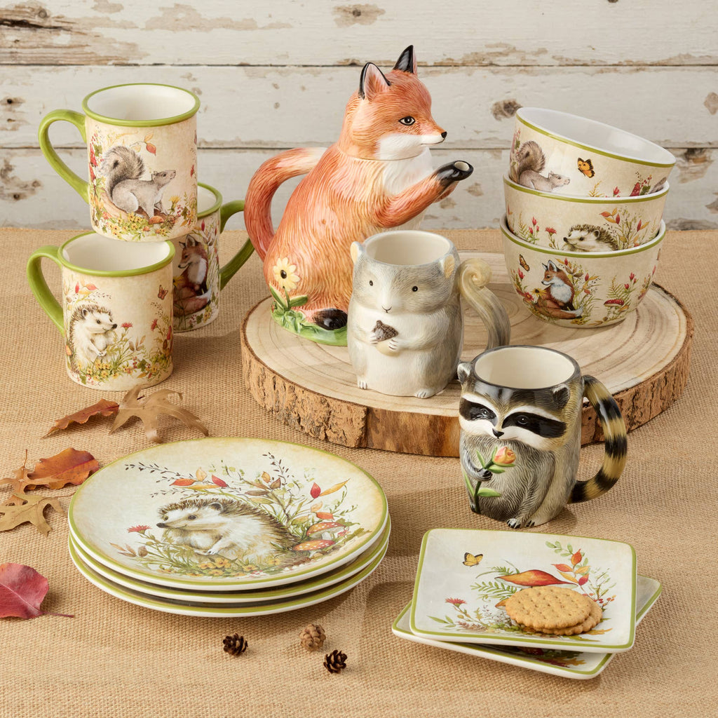 Woodland Critters Fall 3-D Mugs 16 oz.