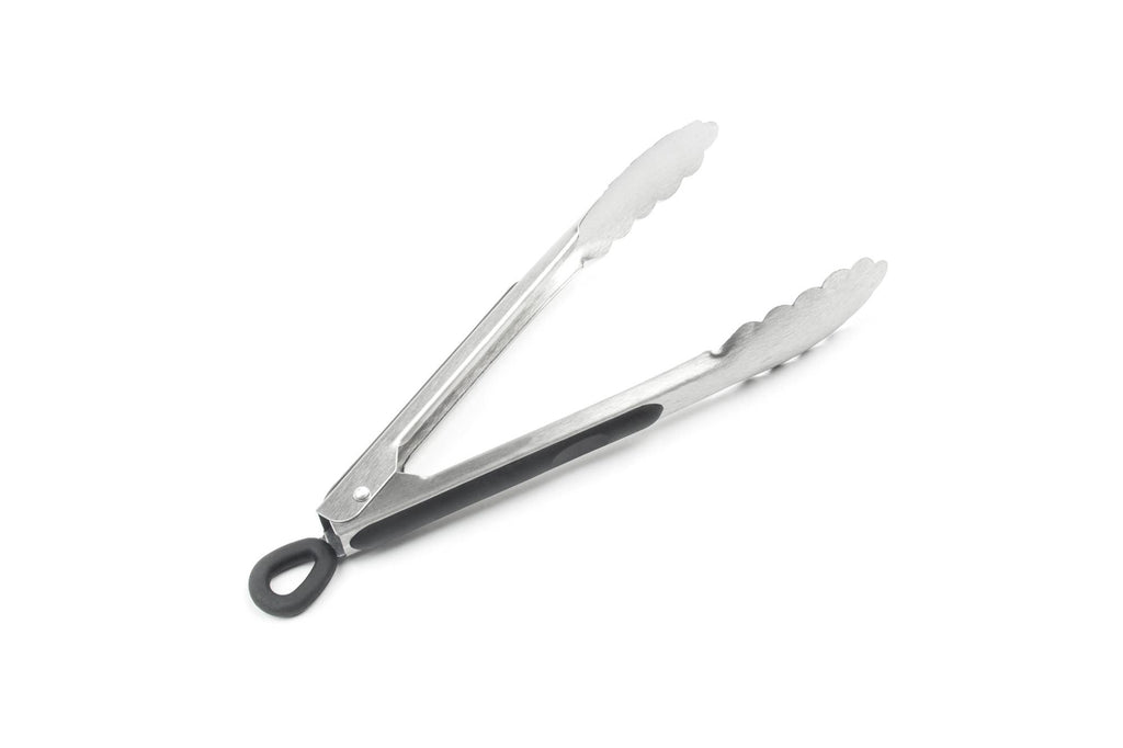 Fox Run Locking Tongs, Stainless Steel, 9"