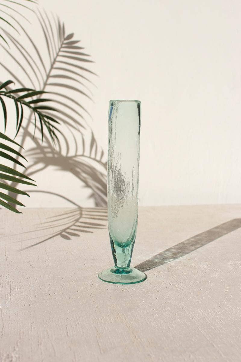 Columbian Handblown Champagne Pair