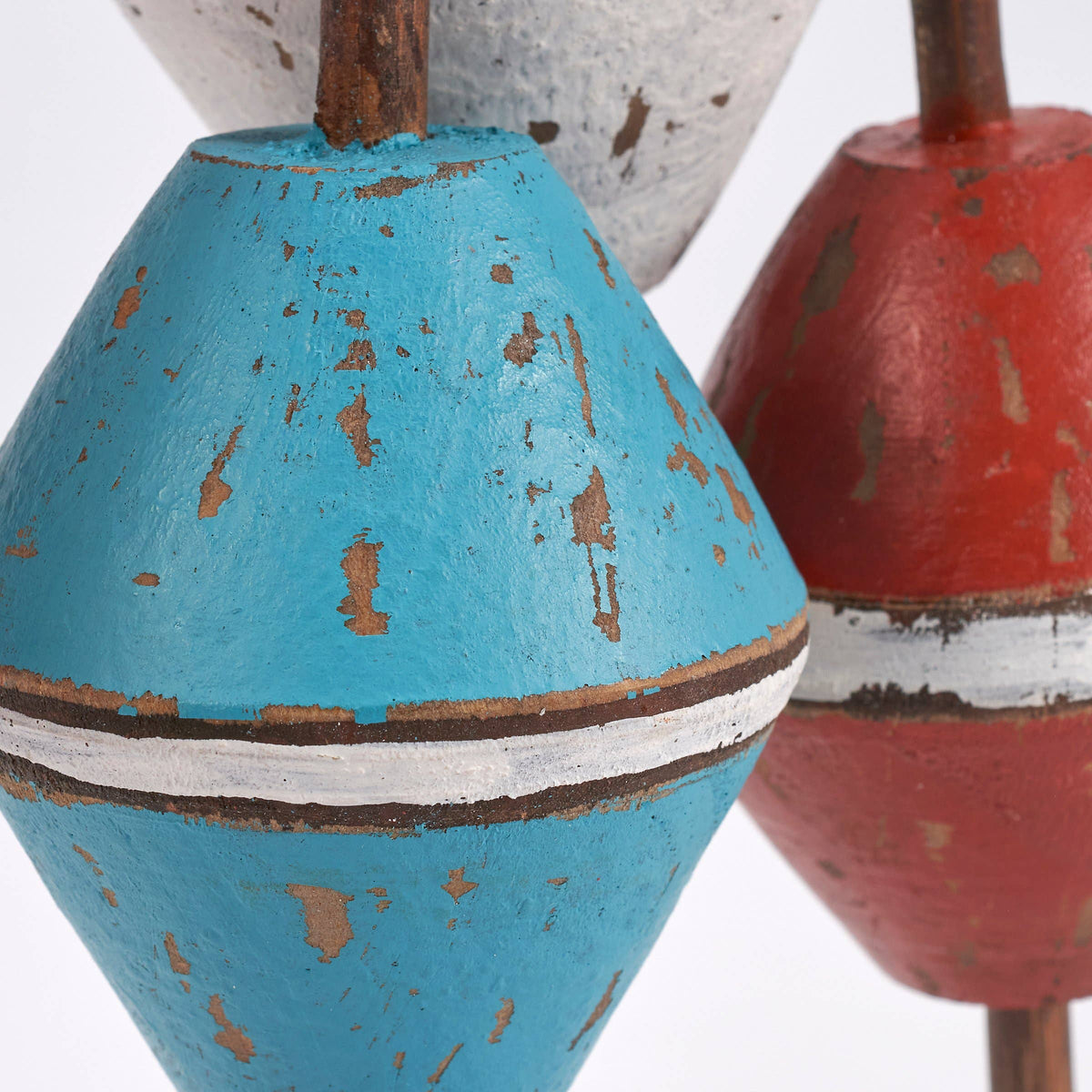 Wooden Bobbers Hanging Decor