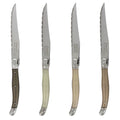 French Home Laguiole Steak Knives, Set of 4, Neutral Tones