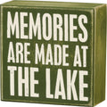 At The Lake Box Sign