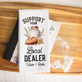 Funny Sourdough Dish Towel Waffle Weave Kitchen Bread Baking