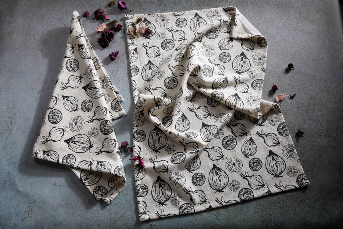 Cotton Set of 2 Kitchen Towels - Printed