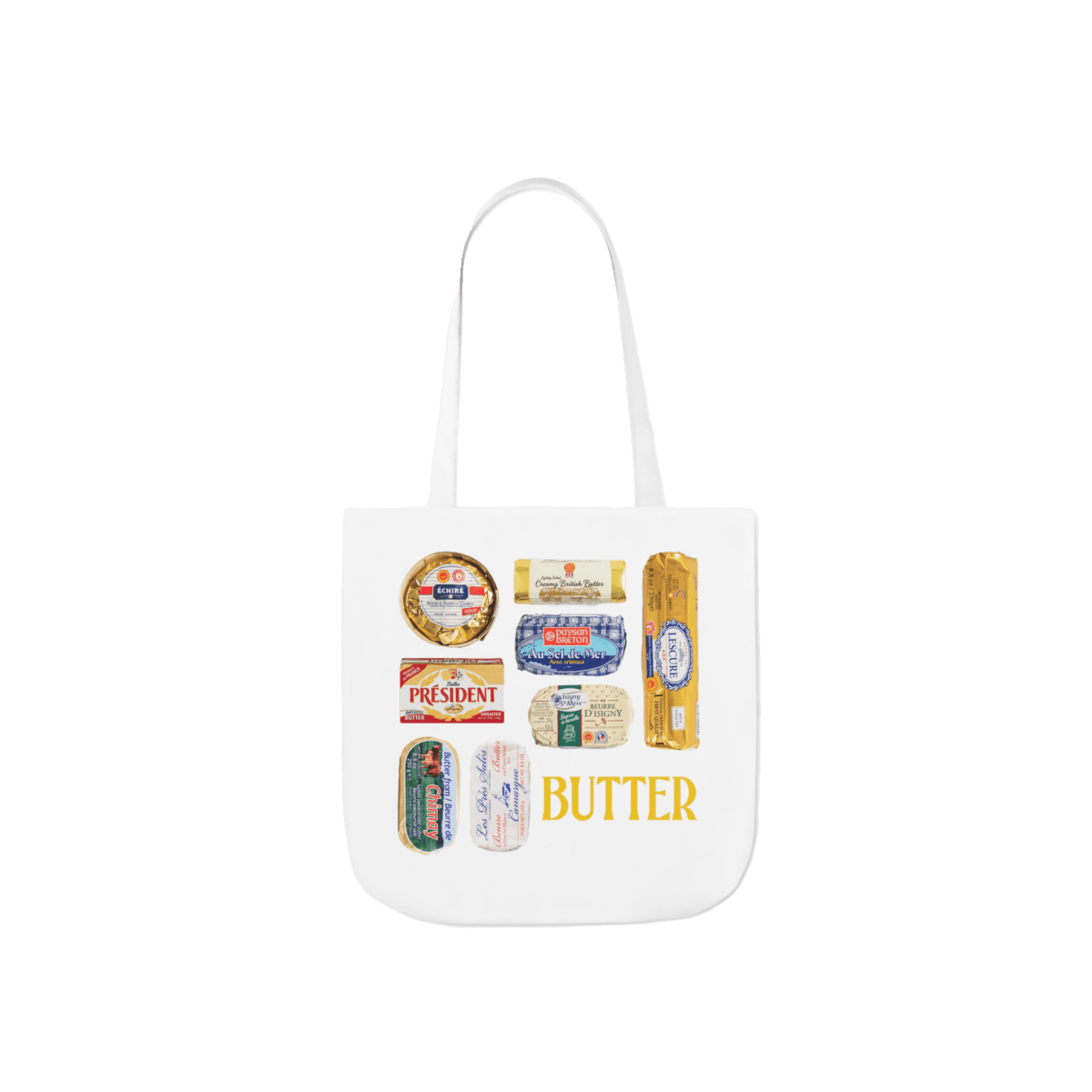 Butter of Europe Canvas Tote Bag