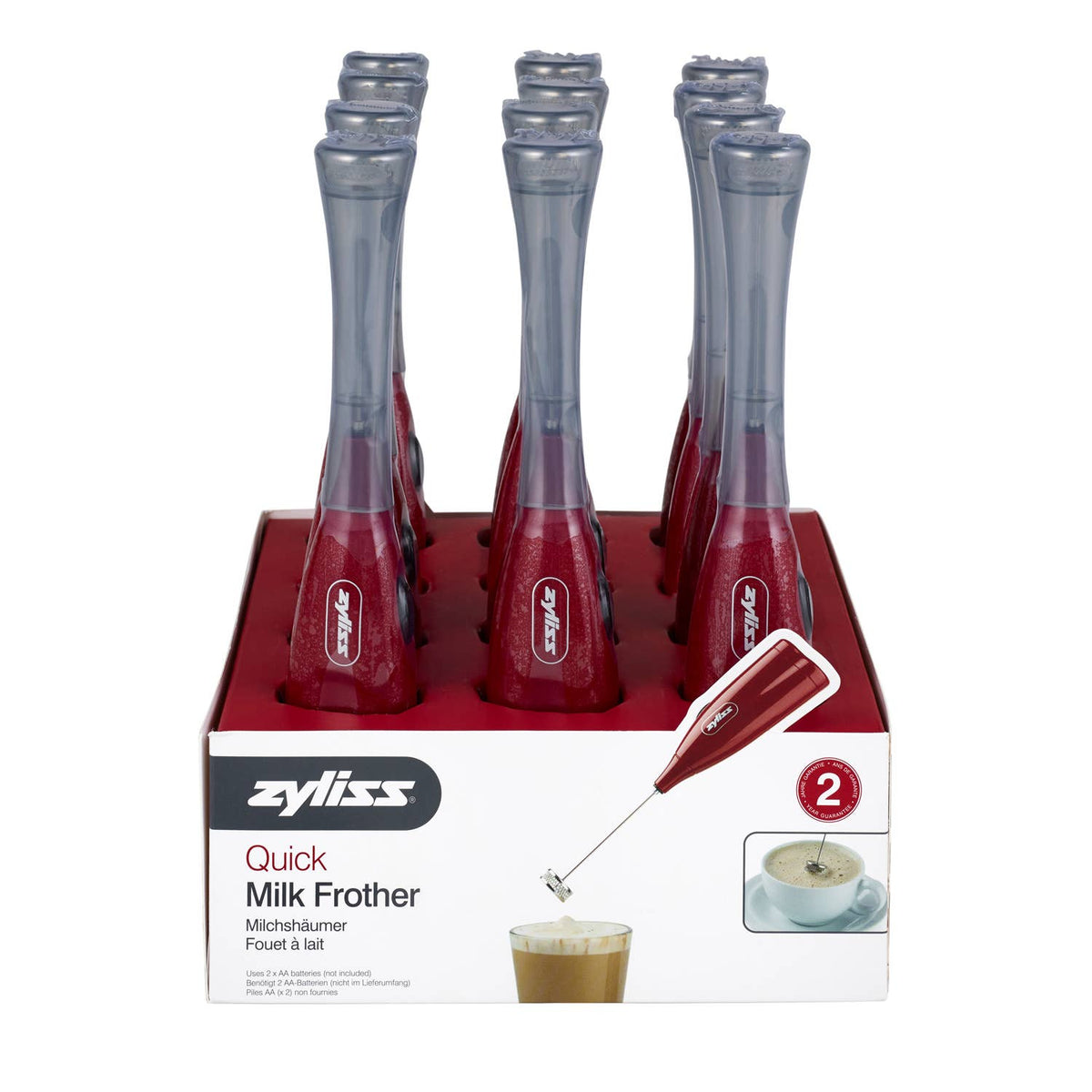Zyliss Milk Frother CDU (Counter Display Unit)