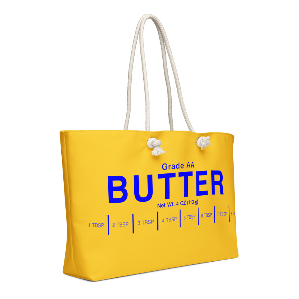 Butter Weekender Tote Bag 🧈