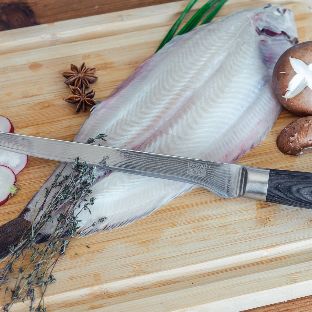 Complete Professional 8-Piece Knife Set - Pakka Damascus
