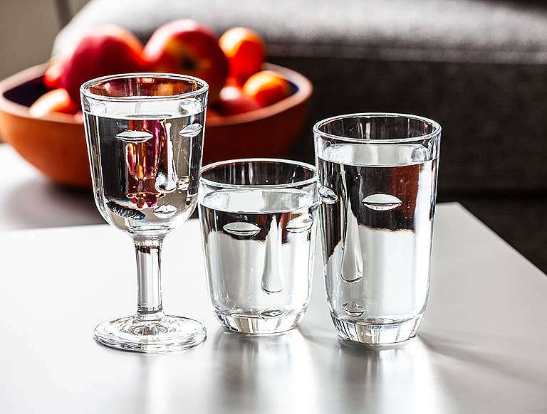 Resting Face Glassware
