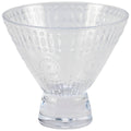 Medallion Martini Glass - (2) PAIR