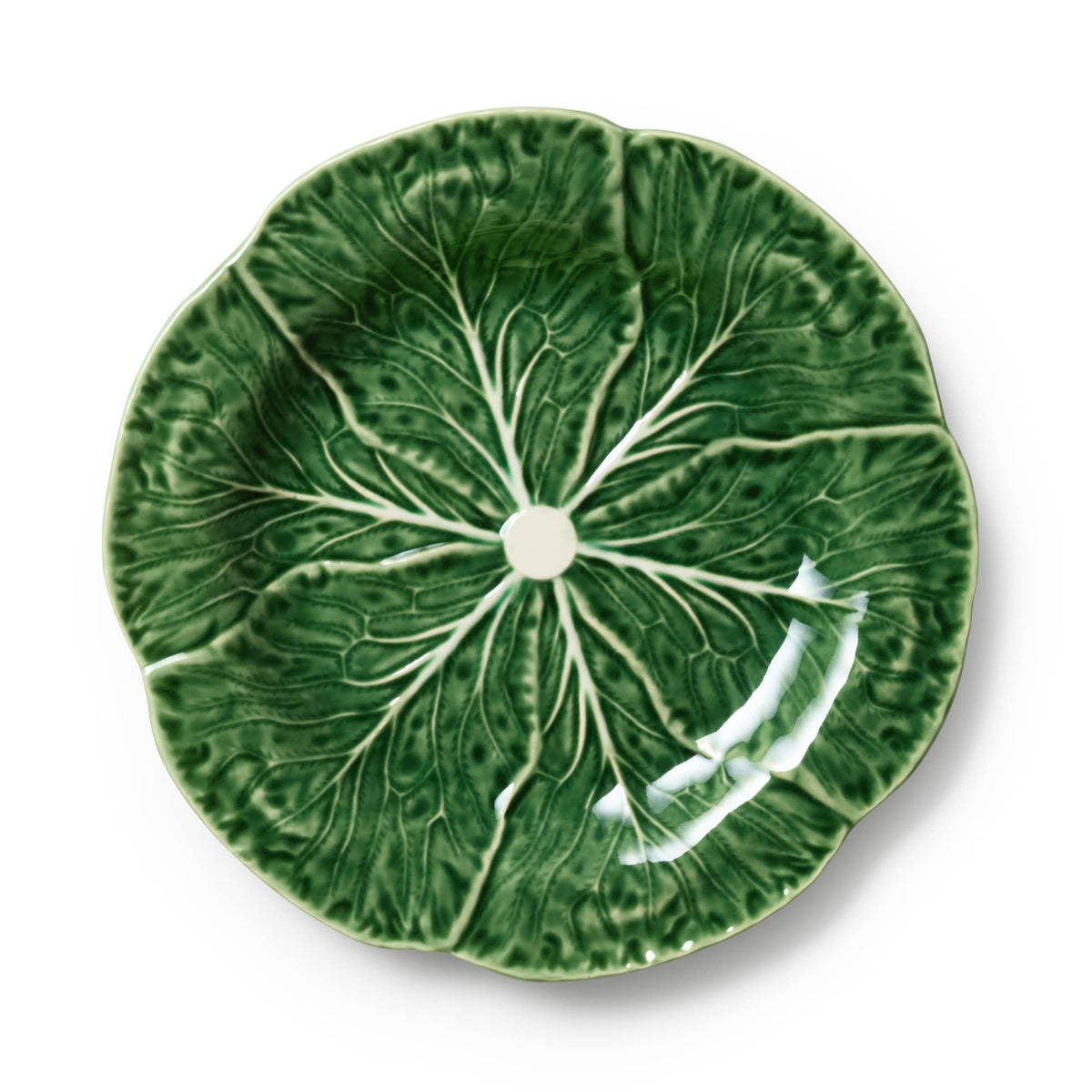 Le Jardin Cabbage 3-D Salad Plate 9in