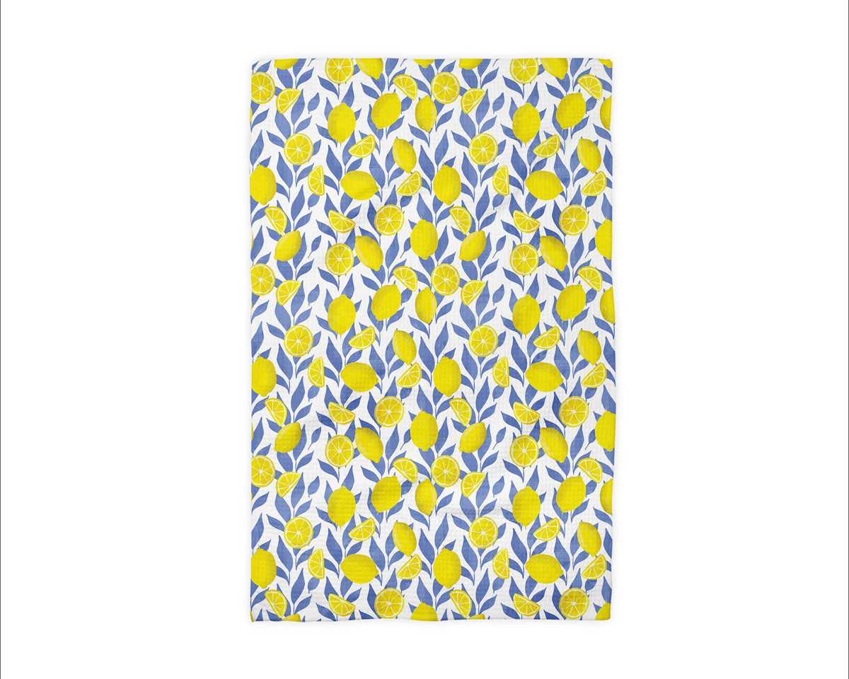Lemon Berry Citrus Summer Fruit Market Kitchen Towel Waffle