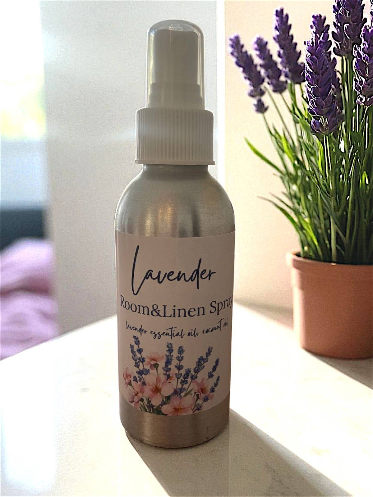 Fresh Linen Spray, Natural Room Freshener Spray