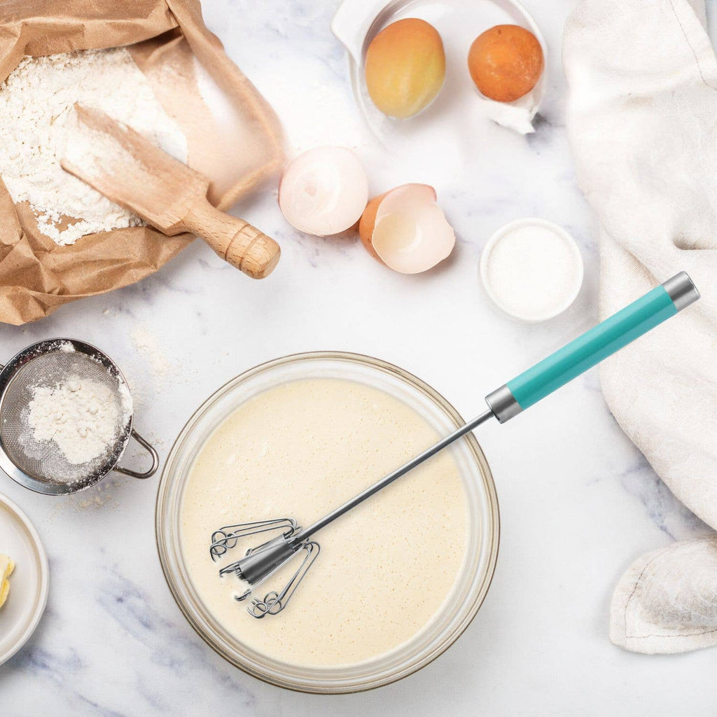 Traditional Rotary Push Whisk - Egg Beater