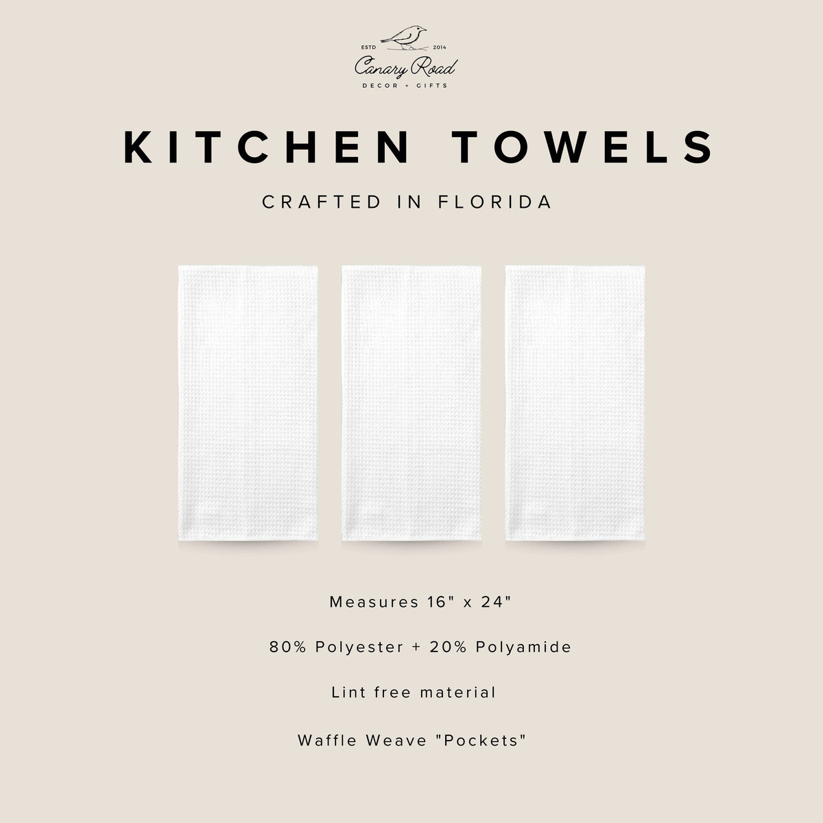 Succulent Plant Herb Potted Nursery Garden Kitchen Towel