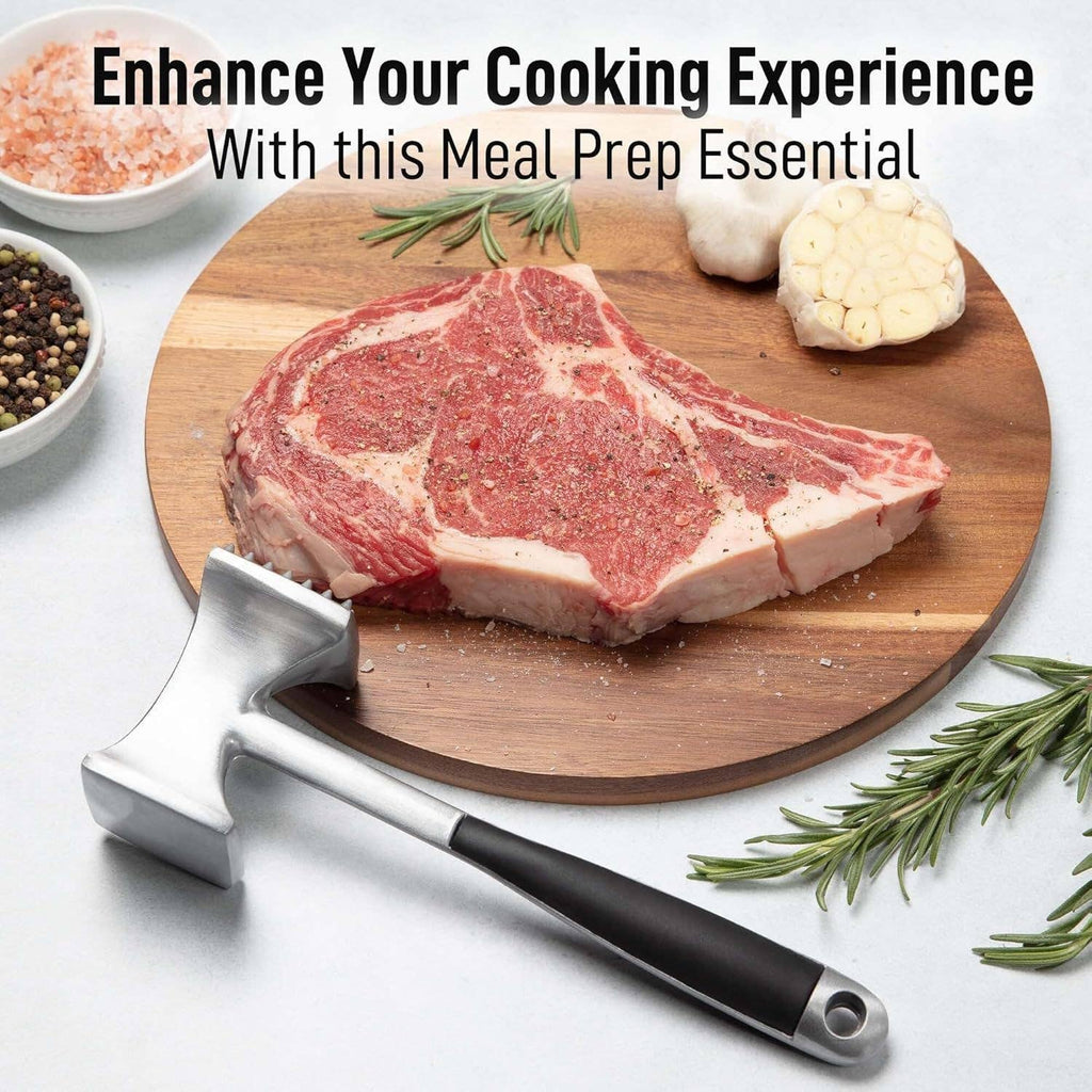 Dual Sided Heavy Duty Meat Hammer Tenderizer