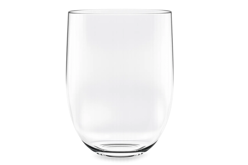 Quatro Stemless DOF, Clear, Set of 6 Plastic Drinkware