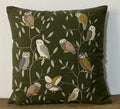 Pillow Applique/Embo 16" Owls Wise Parliament