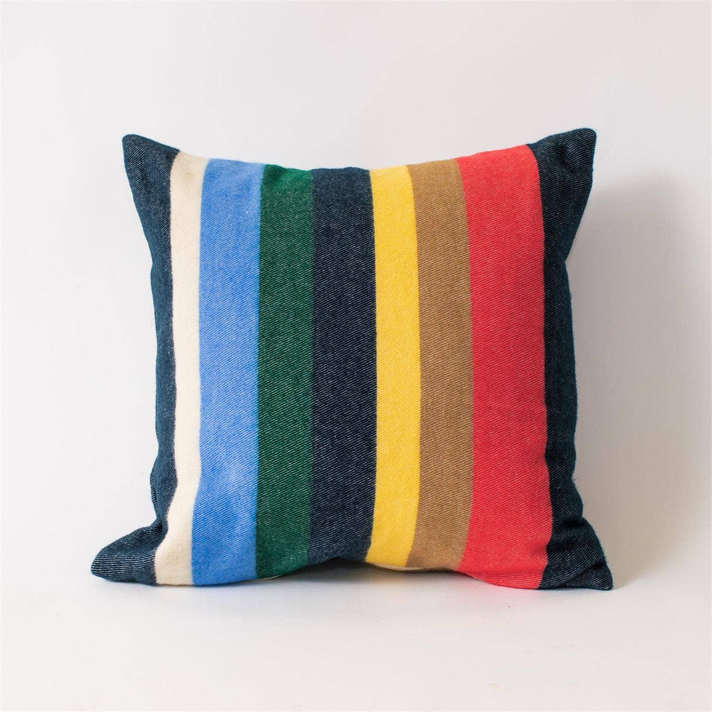 Multi-Color Cabin Stripe Throw Pillow (Pk/2) | Lodge Decor