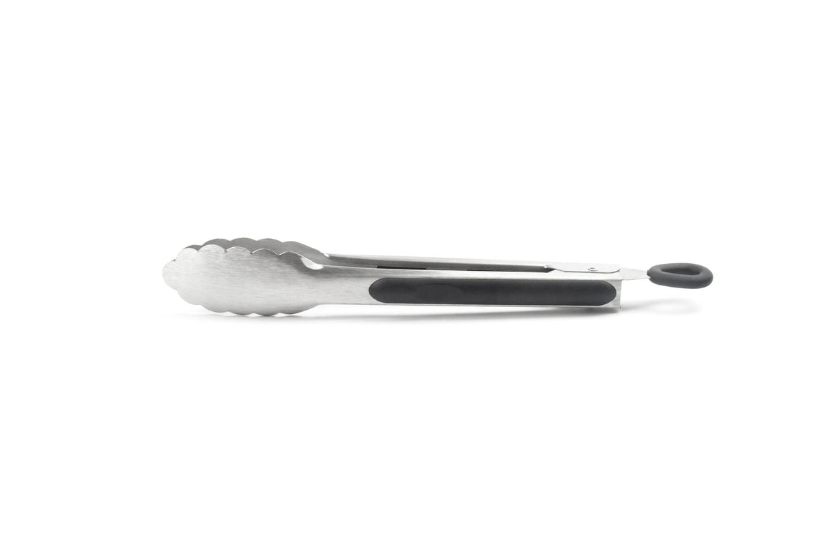 Fox Run Locking Tongs, Stainless Steel, 9"
