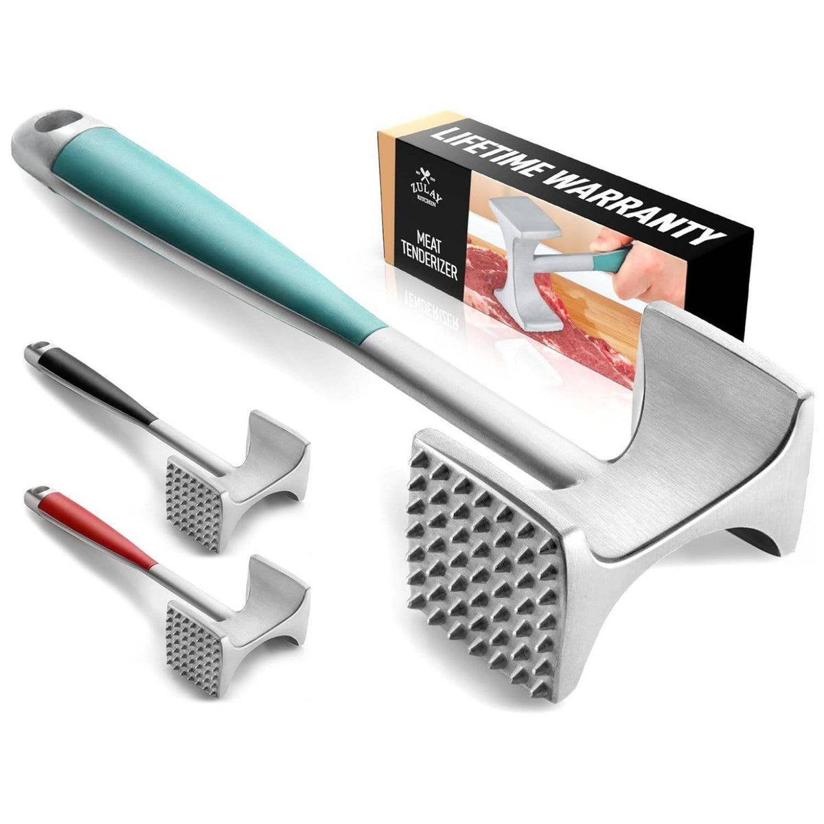 Dual Sided Heavy Duty Meat Hammer Tenderizer