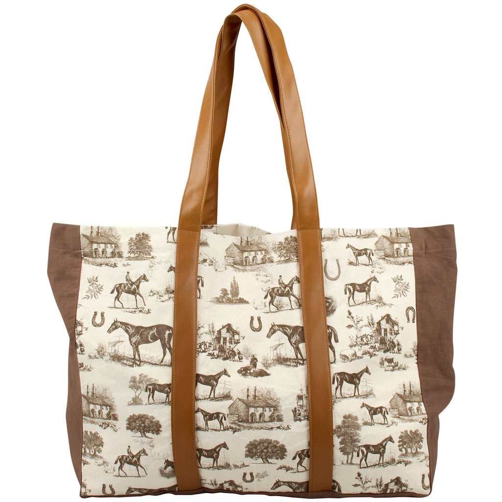 Horse Toile Tote