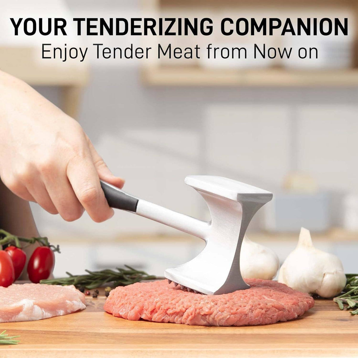 Dual Sided Heavy Duty Meat Hammer Tenderizer