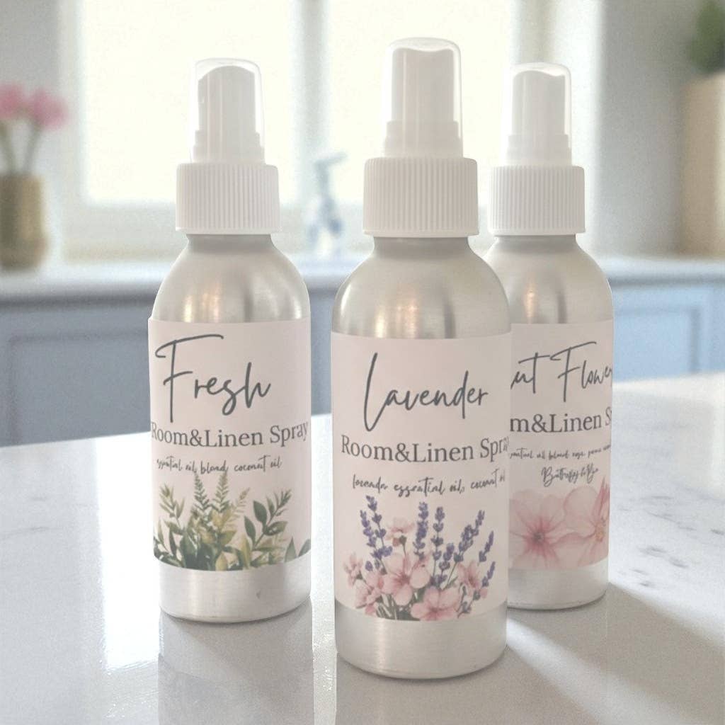 Fresh Linen Spray, Natural Room Freshener Spray