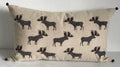 Pillow Applique/Embo 12x20" Knotty Moose