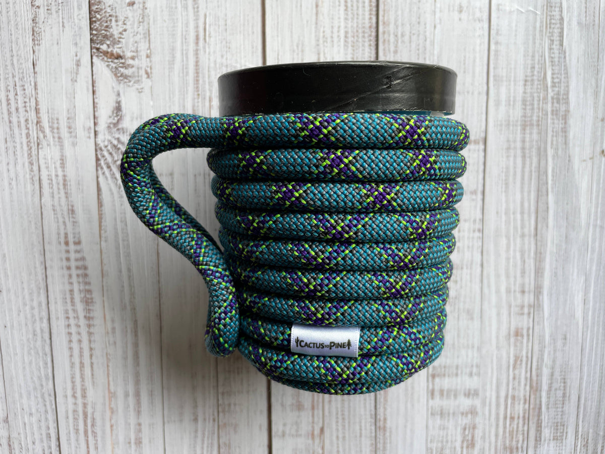 Ice Cream Pint Cozie – Upcycled Rock Climbing Rope