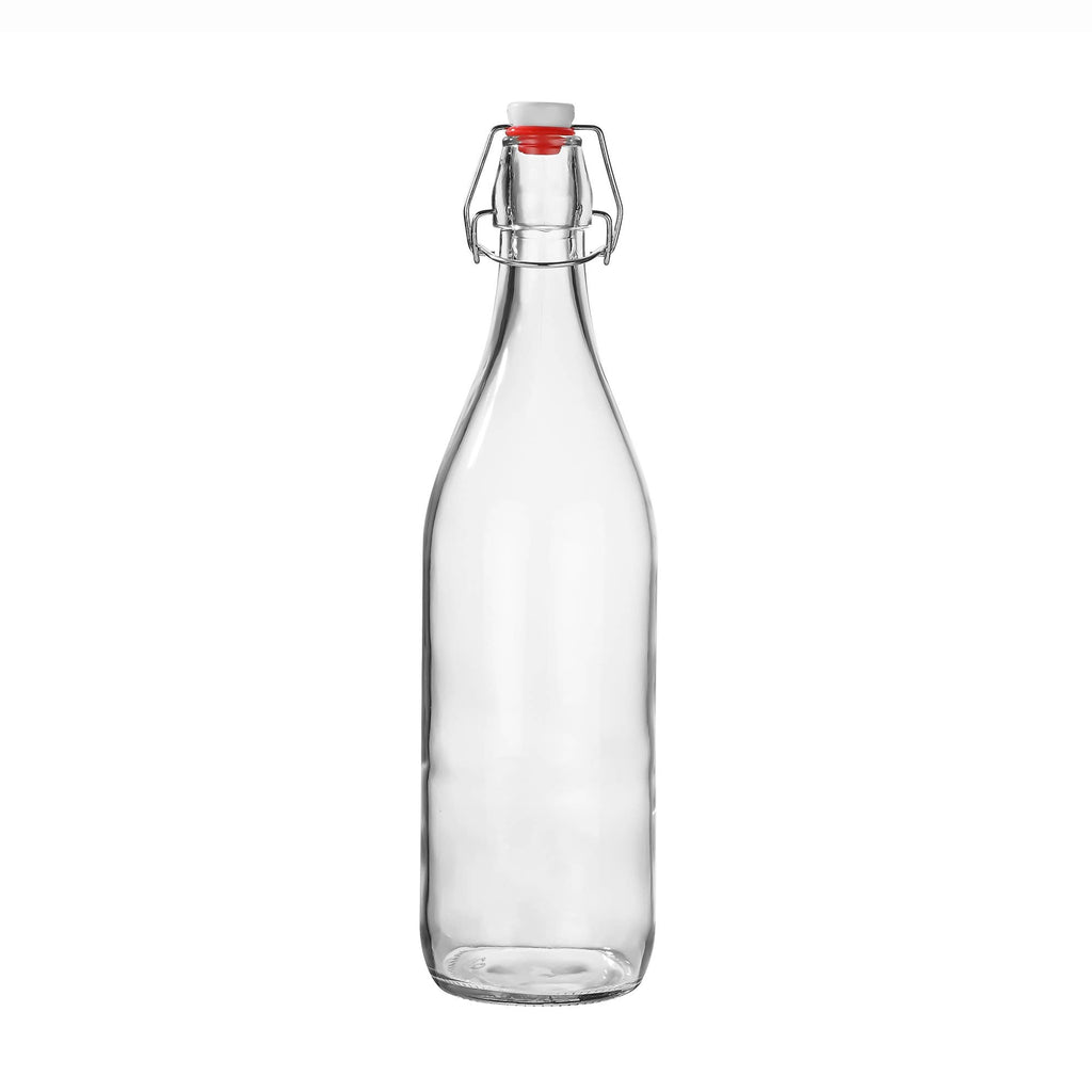 Fox Run Flip Top Glass Bottle, 1 Liter Air Tight Bottle
