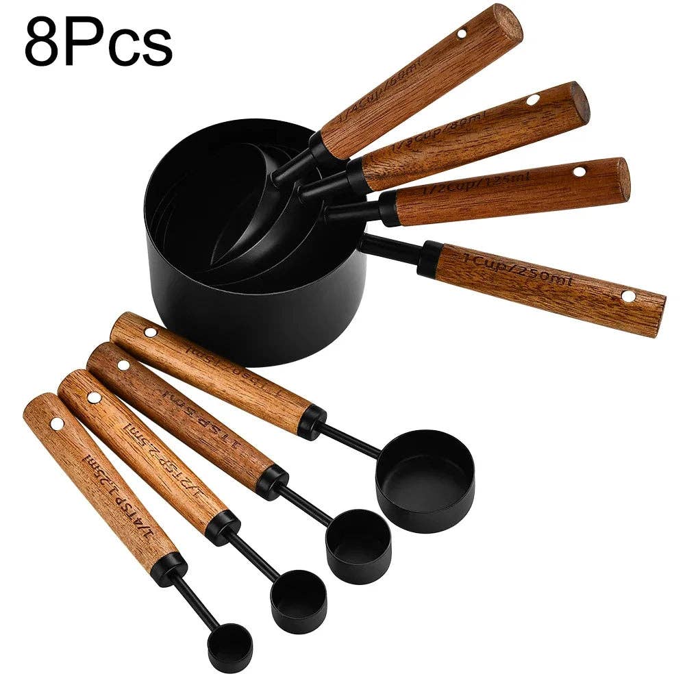 Rustic Measuring 8-Piece Spoon Set