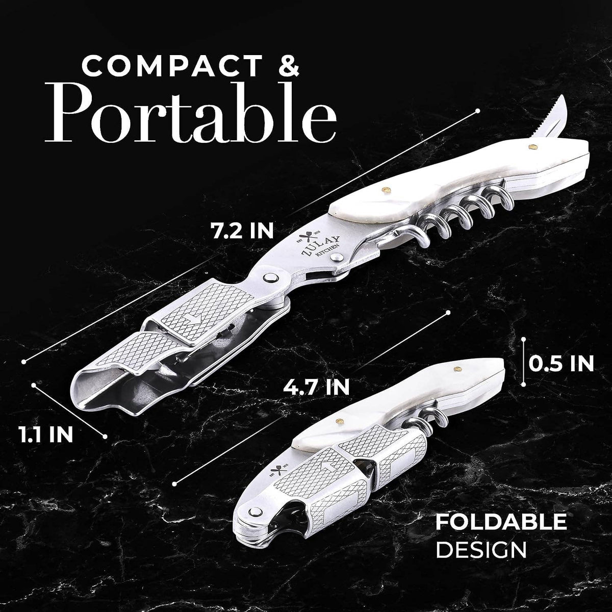 3-in-1 Waiter Corkscrew Wine Bottle Opener