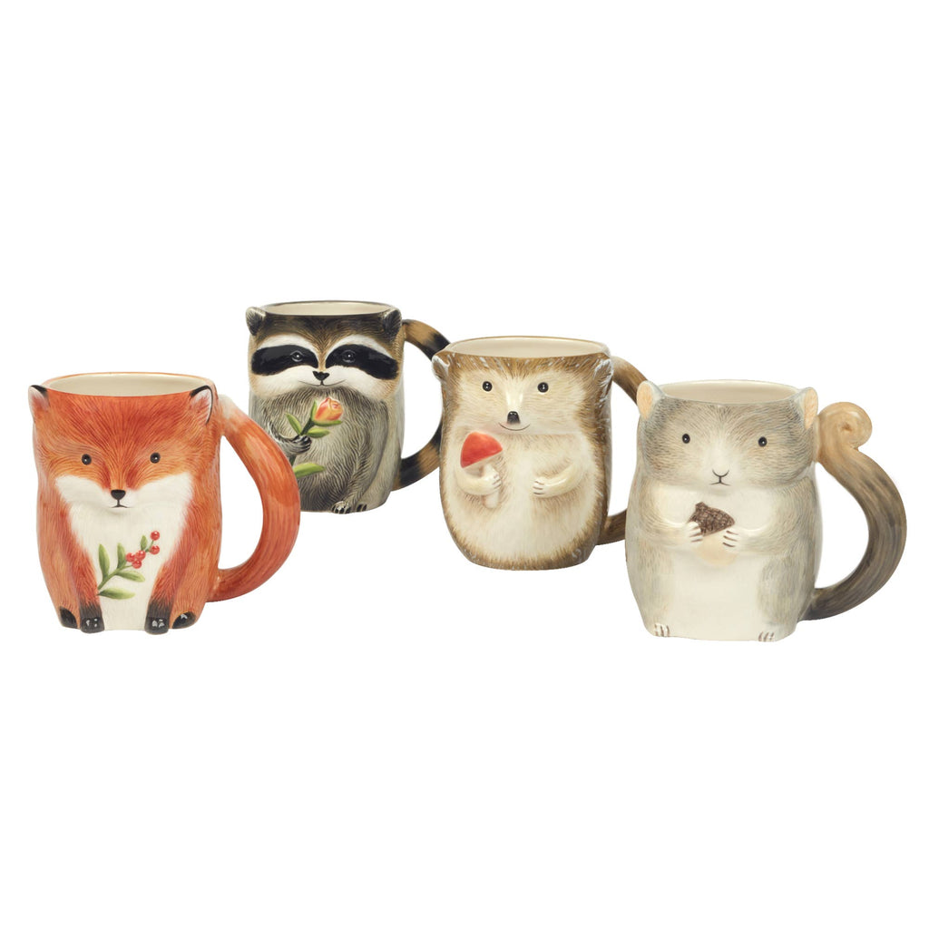 Woodland Critters Fall 3-D Mugs 16 oz.